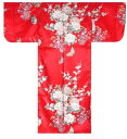 【日本のおみやげ】◆外国人向け着物【姫牡丹菊】子供用（45in〜50in）