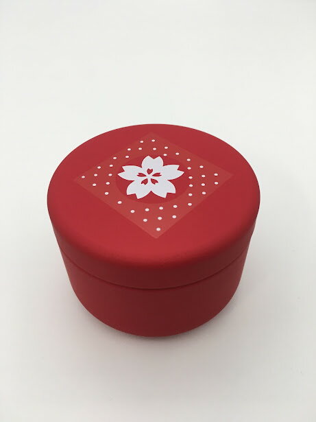 京・月待庵まめ缶　赤　桜のサムネイル
