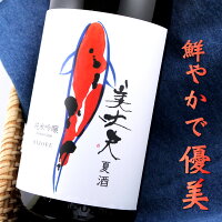 美丈夫 純米吟醸 夏酒 錦鯉ラベル 1800ml 浜川商店 高知