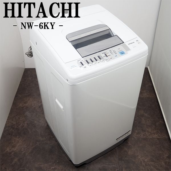 【中古】SB-NW6KY/洗濯機/6.0kg/HITACHI/日立/NW-6KY/白い約束/エアジェ ...