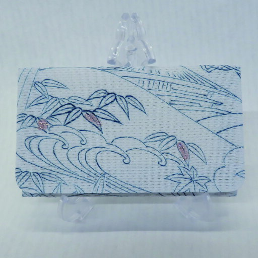 <小茶巾入れ>絽 流水草花 <小茶巾入れ>絽 流水草花
