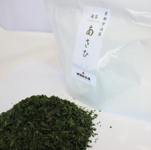 お茶プレッソ ヘルシオ ミルを使って 抹茶の原料 碾茶 あさひ（50g）京都 宇治茶 日本茶 greentea お茶メーカー宇治碾茶