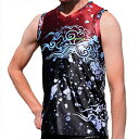 ●Double3 DW3313 MENSノースリーブ 獅子 送料無料 59011