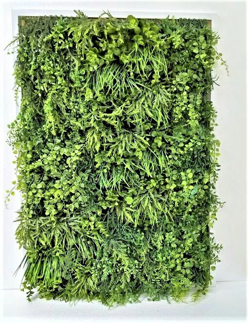 【ポイント3倍 4/4 20時から】 ●造花 グリーンパネル 88cm×63cm [ wgs-113p ] 送料無料 98113