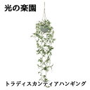 ● 光の楽園 (2596A80) トラディス カンティア ハンギング 造花 人工 観葉植物 フェイクグリーン光触媒 送料無料 94302