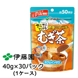 伊藤園 さらさら 健康ミネラル むぎ茶 40g × 30パック 送料無料 43024