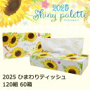 ● イトマン 2025 ひまわり ティッシュペーパー 240枚 120組 60箱 夏 限定 華やか (20120148) 送料無料 70438