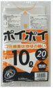 ●ポリ袋 ごみ袋 ビニール袋 10L (透明) P-45504 厚 0.025mm 20枚×60冊 送料無料 07127 その1