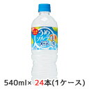 [取寄] サントリー 天然水 うめソルティ 冷凍兼用 540ml ペット 24本(1ケース) 熱中症対策 梅 塩 送料無料 48820