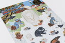 【DM便可】 日本の美術 アートシール 樹花鳥獣図屏風(3)