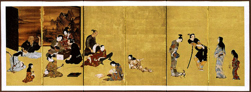 縮小屏風〈国宝 彦根屏風〉(小)