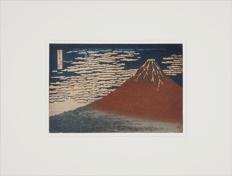 浮世絵 グッズ 額絵〈冨嶽三十六景 凱風快晴〉 コロタイプ浮世絵額絵 葛飾北斎 アートグッズ コロタ ...