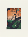浮世絵 グッズ 額絵〈名所江戸百景 亀戸梅屋敷〉コロタイプ浮世絵額絵 歌川広重 アートグッズ コロタイプ 日本 ukiyoe