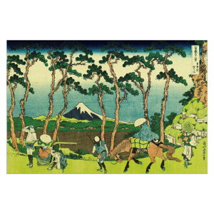 浮世絵 グッズ ポストカード 絵はがき 〈冨嶽三十六景・東海道程ヶ谷〉 葛飾北斎筆 T-007 北斎 アートグッズ 日本 うきよえ