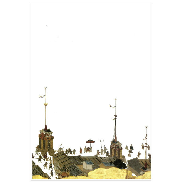 【DM便可】 絵はがき〈洛中洛外図屏風〉 NK-024