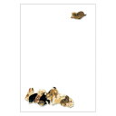 【DM便可】 絵はがき 〈百犬図(部分)〉 伊藤若冲筆 NA-037