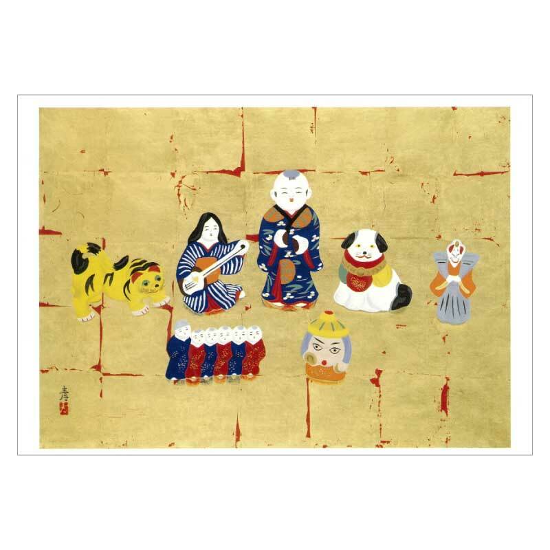 絵はがき〈伏見人形〉三谷青子 NB-033