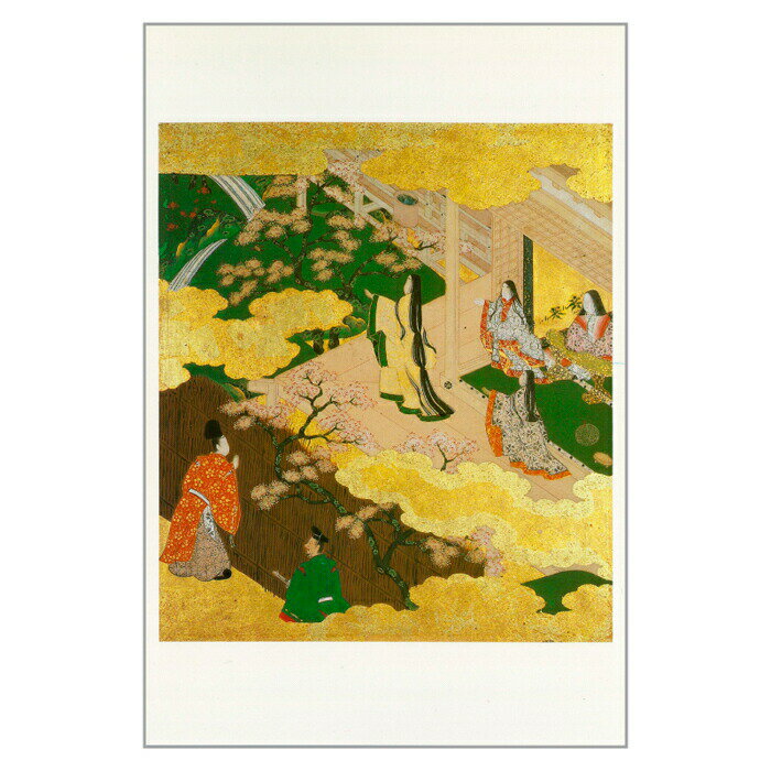 ポストカード 絵はがき　土佐光吉 〈源氏物語図(若紫)〉 アートグッズ 日本