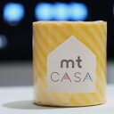 カモ井加工紙〈mt casa〉masking tape　マスキングテープ50mm幅x10m巻ストライプイエロー・20%off