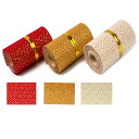 ちりめんリボン (金らんサヤ型)巾約5cmx長さ1m 雑貨 花資材 ラッピング リボン ディスプレイ アレンジ ギフト包装 装飾