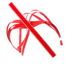 クリスマスリボン-9 メリークリスマス(レッド/ゴールド)約42cm【10本入】手芸材料 リボン