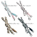 スマホストラップ【三色編み】 ホルダー付き ショルダーストラップ バッグストラップ アクセサリー紐 手芸 ハンドメイド(2)