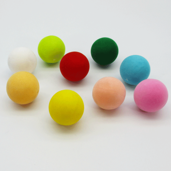 発泡フロックボール　カラーボール