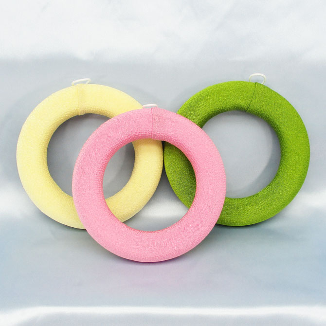 ちりめんベース　和風リース　Φ150mm　　1個　【発泡スチロール】【スチロールリース】【和風リース】..