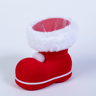 ブローブーツ Mサイズ【ぼんてん】【クリスマスブーツ】クリスマスの定番！！かわいいクリスマスブーツ。ネット付きなので、お菓子や小物を入れてプレゼントに!!※容器のみの販売です。