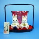 ひな人形【昭峰作】きらきらうさぎ雛セット