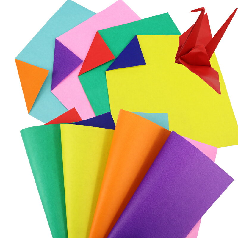 折り紙　両面　15角　【4色x各5枚　計20枚入】正方形