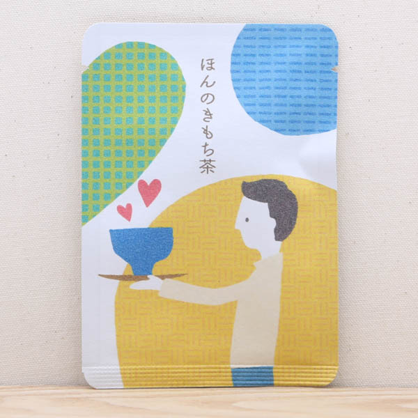 楽天京都ぎょくろのごえん茶プチギフト お茶 かわいい【ほんの気持ち茶（男の子/左向き）】　プチギフトやお土産にもぴったりな「ごあいさつ茶」シリーズ　日本茶専門店の京都・宇治田原産玉露ティーバッグ1包入／ティーバッグ バレンタインデー ホワイトデー 退職 卒業 感謝 お礼