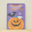 【TRICK OR TREAT TEA (カボチャ)｜ごあいさつ茶｜和紅茶ティーバッグ1包入り】プチギフトやお土産にもぴったりな「ごあいさつ茶」シリーズ 日本茶専門店の京都 宇治田原産和紅茶ティーバッグ1包入 お茶 紅茶 プチギフト ハロウィン HAPPY HALLOWEEN かぼちゃ