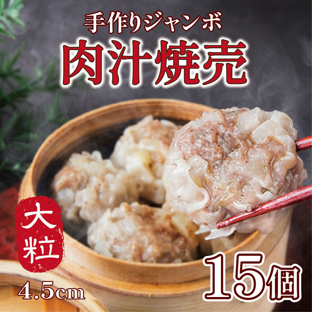 【楽天ランキング7冠】肉汁 焼売 ジャンボ シュウマイ 大きい 通常の1.5倍（45g×15個）口中に肉汁溢れる！ ギフト 惣菜 中華 点心 京都 お取り寄せ 送料無料 グルメ しゅうまい おつまみ 食品 冷凍 お弁当 おかず 御中元 お中元