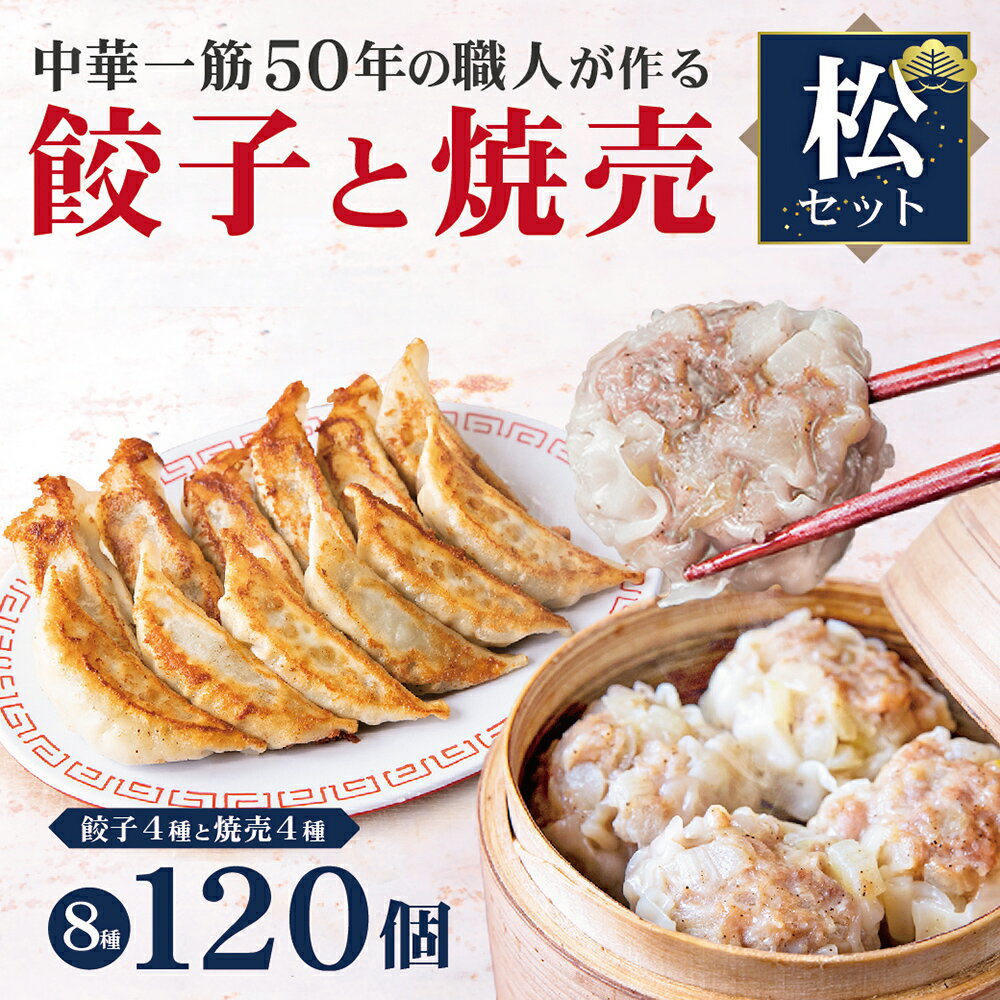 【1日限定10食！松の福袋セット】ランキング8商品 福袋 単品合計23680→9980円】肉汁 焼売 4種 餃子 4種の セット 大容量120個入り 詰合せ 送料無料 シュウマイ 口中に肉汁溢れる！ 食品 訳あり ギフト 惣菜 中華 点心 グルメ 冷凍