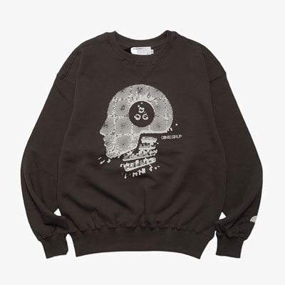 CONTE STRUT コンテ ストラット プルオーバースウェット トップス メンズ クルーネック プリント グラ..