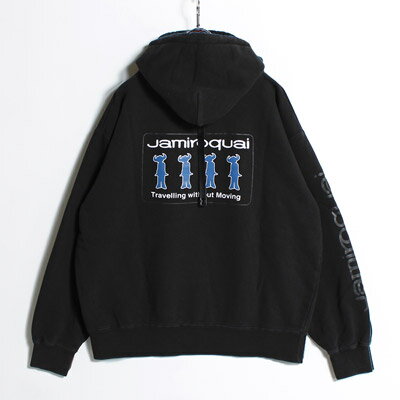 Insonnia Projects インソニアプロジェクト スウェット メンズ トップス JAMIROQUAI サイズ1-2 ブラック/黒 JAMIROQUAI WITH OUT MOVING HOODIE -BLACK-