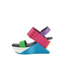 iCebhk[h UNITED NUDE V[Y  EFbW\[ 23-24.5cm DELTA WEDGE SANDAL -MULTI-