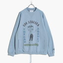 BlackWeirdos ブラックウィドウ スウェットシャツ メンズ トップス ベティーちゃん サイズM-XL ブルー/青 CREWNECK SWEAT SHIRT (BETTY) -BLUE- _FAIR _FAIR