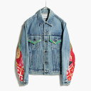 children of the discordance CNfjWPbg TCY2  u] GW Y NY RE-PATCH WORK DENIM JACKET size:2 -BLUE A-