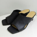 ATELIER BRUGGE アトリエブルージュ ミュール レディース シューズ サンダル 23.5-24.5cm ブラック/黒 CUTTING MULES -BLACK- 1