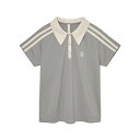 Kijun LW |Vc fB[X gbvX W[W  TCYS O[ FOOTBALL JERSEY POLO -GRAY-