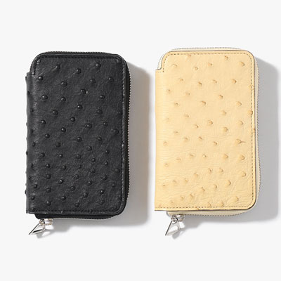 ITTI イッチ 二つ折り財布 メンズ レディース コンパクトウォレット 本革 ギフト カードケース 小銭入れ 日本製 CRISTY SMART MID WLT.5 / OSTRICH -2.COLOR- ITTI イッチ 二つ折り財布 メンズ レディース コンパクトウォレット 本革 ギフト カードケース 小銭入れ 日本製 CRISTY SMART MID WLT.5 / OSTRICH -2.COLOR-