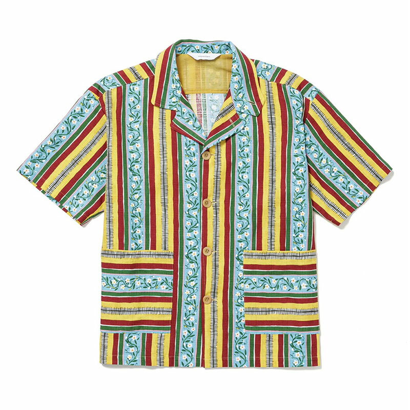 【SALE】Sasquatchfabrix. サスクワァッチファブリックス オープンカラーシャツ トップス メンズ レディース 半袖 総柄 アロハシャツ 25春...