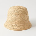 ラ メゾンドリリス La Maison de Lyllis 帽子 ハット クロッシェハット 麦わら帽子 コーン素材 フリーサイズ MELA -NATURAL-