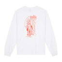 BRAIN DEAD ブレインデッド グラフィックTシャツ メンズ トップス 長袖 クルーネック ロゴT ロンT プリント 25春夏 JUDGEMENT LONG SLEEVE -WHITE-