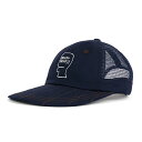 BRAIN DEAD ブレインデッド ベースボールキャップ メンズ ロゴキャップ 帽子 刺繍 メッシュキャップ 25春夏 LOGOHEAD LONG BRIM CAP -NAVY-