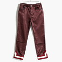 レー Leh パジャマパンツ M/Lサイズ ブラウン ボトムス ロングパンツ サテン トラウザーパンツ PAJAMA TROUSERS -BROWN-