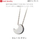【SoulJewelry】遺骨ペンダントセレーネ チタン手元供養 ペット供養