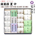 銘菓撰 夏 中 23個入 寛永堂 セット 詰め合わせ 寛永傳 黒豆茶羊羹小形 黒豆茶塩羊羹小形 抹茶羊羹小形 寛乃楓こし餡 寛乃楓抹茶餡 大納言清澄 贈答 手土...